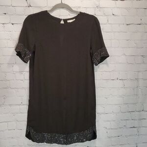 H&M black bling tunic top